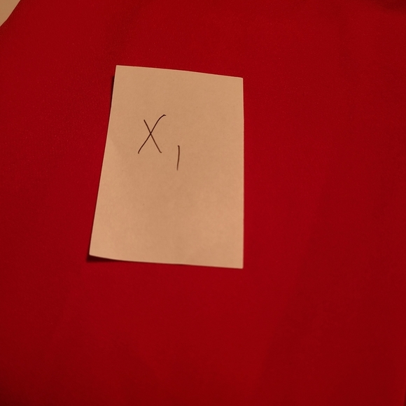 Lan Ting bride red  jumpsuit women's sz.XS Strapless - Picture 9 of 9